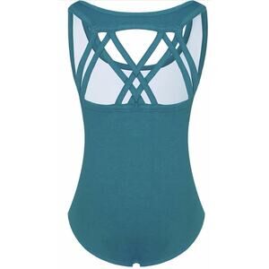 Phineein Girls Ballet Gymnastics Leotards Teal Girls Small